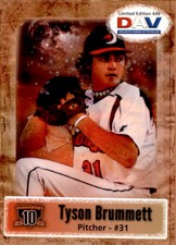 2011 Mankato Moondogs DAV #649 Tyson Brummett - NM Baseball Card