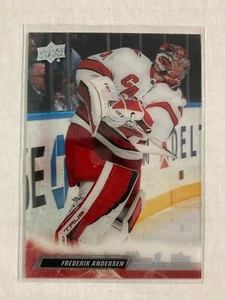 2022-23 Upper Deck Clear Cut #32 Frederik Andersen H1R3G - Picture 1 of 2