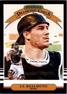 2019 Donruss Baseball #20 J.T. Realmuto Diamond Kings 