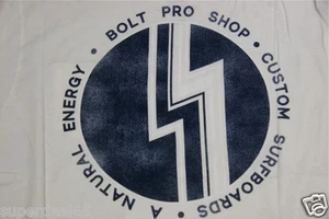 Lightning Bolt T Shirt Egret  Natural Energy Pocket T  Retro Vintage Styled USA - Picture 1 of 8