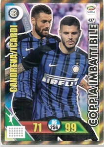 CARD CALCIATORI SERIE A 2017-18 ADRENALYN 437 INTER COPPIA IMBATTIBILE - Imagen 1 de 1