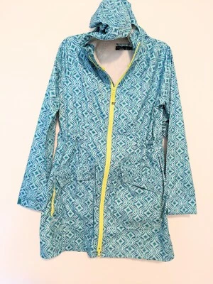 Prana Womens Portia Waterproof Breathable Jacket SMALL Hooded Outdoor Raincoat  - Image 1 of 4