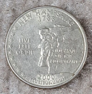 New Hampshire State Quarter 2000 P '1788' - Picture 1 of 2