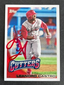 2010 Topps (Minors) SIGNED: Leandro Castro #84