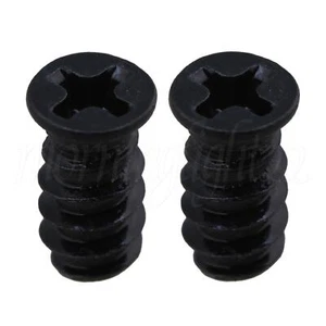 100Pcs KB5 Black Computer PC Case Cooling Fan Mount Screws For 7cm-12cm Fans - Afbeelding 1 van 5