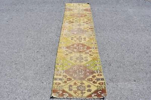 Alfombra de colección, alfombras orientales, alfombras de corredor de 2,1 x 8,6 pies, alfombra turca, alfombra de Anatolia - Imagen 1 de 6