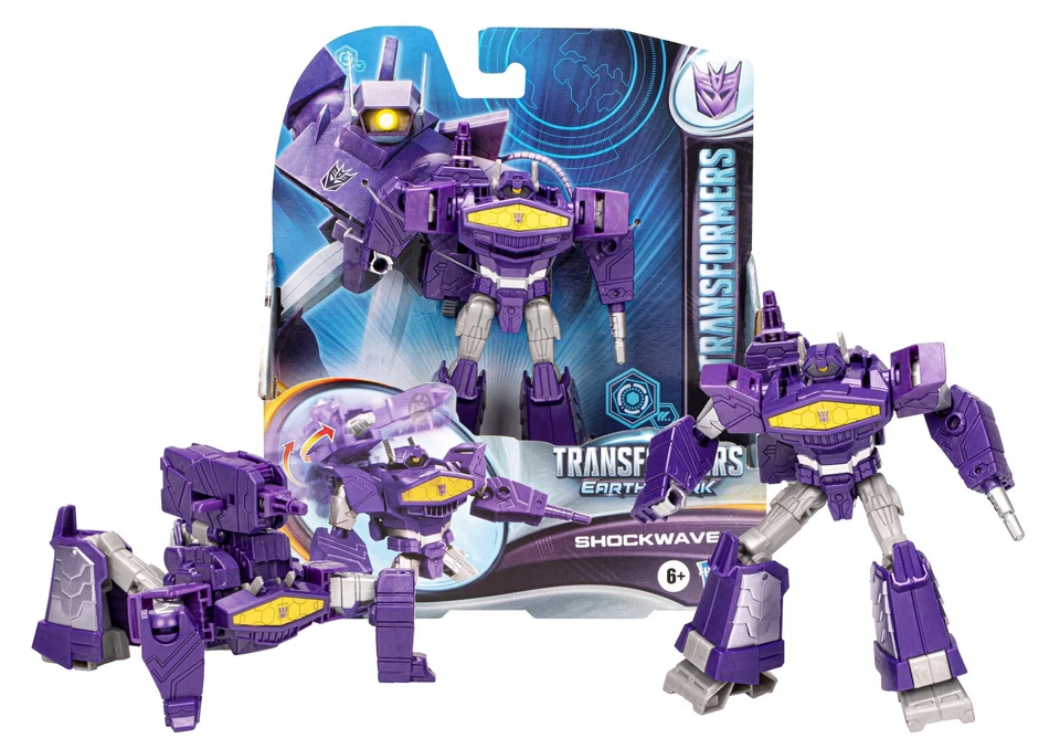 Transformers EarthSpark Warrior Class Shockwave  5" Figure New in Box - Image 1 of 1