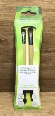 EcoTools Eye Enhancing Duo 2-pc Brush Set #1217 BOX DAMAGE - Image 1 of 4