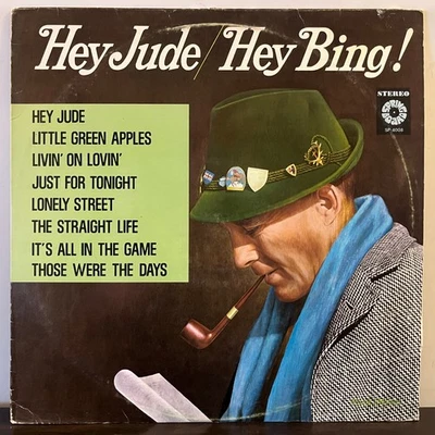 BING CROSBY - Hey Jude Hey Bing! (1968) - 12" Vinyl Record LP - VG+ - Image 1 of 3