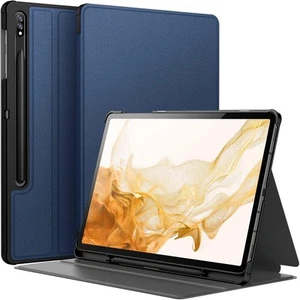 JETech Case for Samsung Galaxy Tab S8 Plus 2022 / S7 FE 2021 / Navy  - Picture 1 of 6