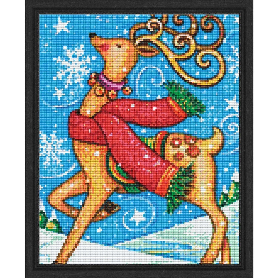 PixelHobby Holiday Cheer Reindeer Mosaic Art Kit - Image 1 of 1