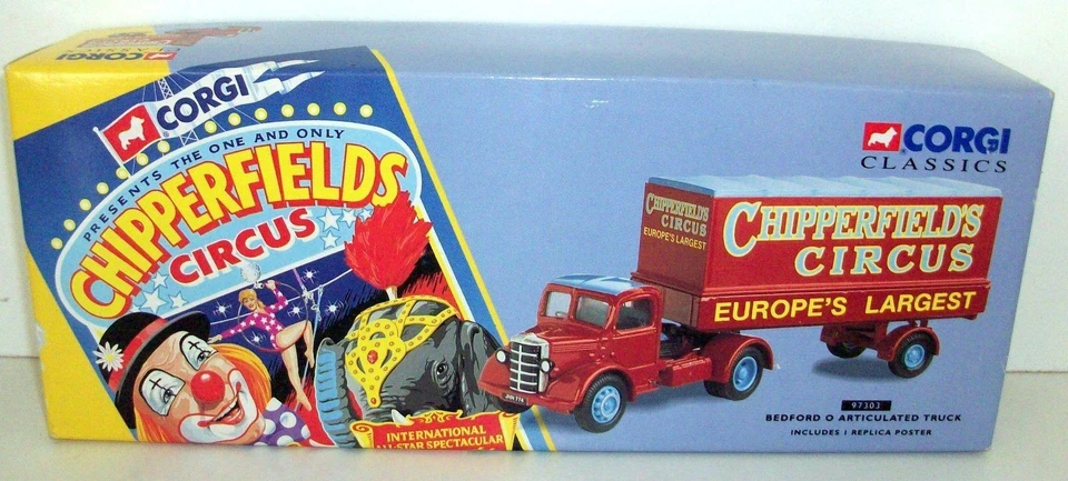 CORGI 1/50 - 97303 BEDFORD O ARTICULATED TRUCK -  CHIPPERFIELDS CIRCUS - Image 1 of 1
