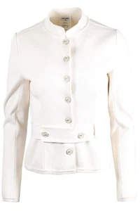 CHANEL CREAM 2012 WOOL CARDIGAN FR 40 UK 12 - Picture 1 of 4