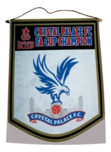 CRYSTAL PLACE FC - FA CUP CHAMPION 2025 - Soccer PENNANT - Football 40 x 30 cm - Picture 1 of 1