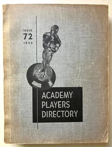 ACADEMY PLAYERS DIRECTORY 1955 #72. MARILYN, BACALL, CHANEY, DAVIS, GABLE, GRANT - Picture 1 of 16