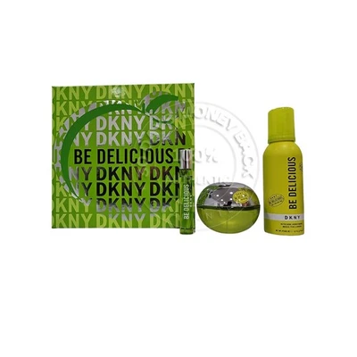 DKNY Be Delicious Eau De Parfum Juego de 3 piezas de regalo para mujer Foto 1 de 4
