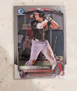 2025 Bowman Chrome Slade Caldwell Arizona Diamondbacks 1st RC #21 - Picture 1 of 2