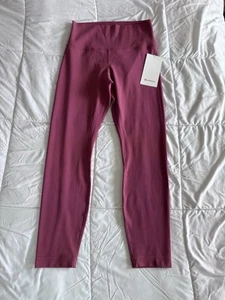 New Lululemon Align HR Pant 25” Size 8 Legging Pant LWSCT3S WAHM Magenta Smoke - Picture 1 of 9