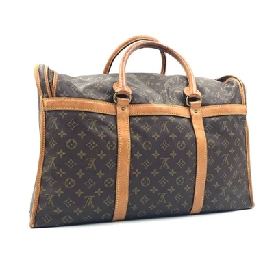 Bolso Louis Vuitton Monograma Sac Chasseur Porta Mascotas Boston Marrón PVC Cuero Foto 1 de 4