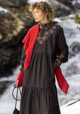 “Glimra” woven dress in organic cotton Size XL Gudrun Sjoden - Image 1 of 4