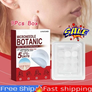 MICRONEEDLE BOTANIC Hautanhängsel & Aknepflaster Hautanhängsel Entferner Pflaster 9 Stück - Bild 1 von 17
