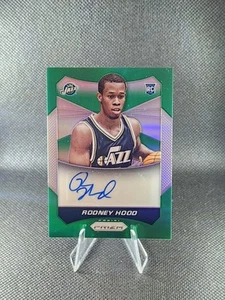 2014-15 Panini Prizm Autographs Green #93 Rodney Hood ROOKIE AUTO RC JAZZ - Bild 1 von 2