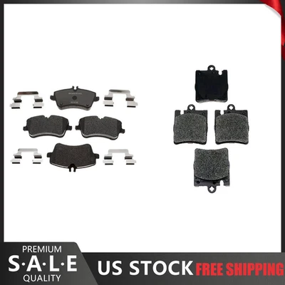 For 2005 2004 2003 Mercedes-Benz C240 Front & Rear R-Line Metallic Brake Pads - Image 1 of 4