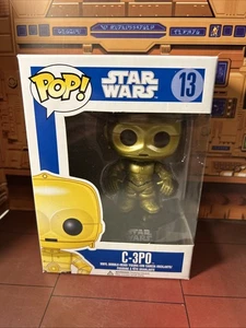 Funko Pop! Star Wars C-3PO 2014 caja azul #13 con protector pop - Imagen 1 de 6