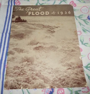 Great Flood of 1936 Western Massachusetts MA Connecticut River Picture Book - Imagen 1 de 5