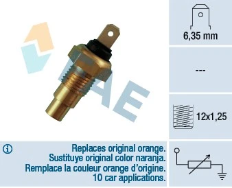 31520 FAE Sensor, coolant temperature for FORD,NISSAN - Image 1 of 1