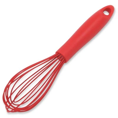 Chef Craft Premium Silicone Wire Cooking Whisk, 10.5 Inch, Red - Image 1 of 4