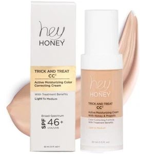 Hey Honey Trick and Treat CC Cream SPF 46 | Active Moisturizing Color Correct... - Picture 1 of 9