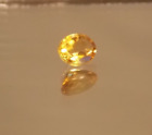 Citrine Yellow Gemstone .40  ct Carat 6x4 mm Oval From Gold Jewelry