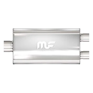 Silenciador de escape de rendimiento universal Magnaflow entrada 2,5 salida doble - Imagen 1 de 6