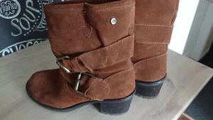 Stivali Xti scamosciati marroni autunno inverno - Foto 1 di 4