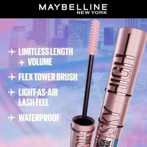 Maybelline New York Lash Sensational Sky High Mascara 801 Very Black 0.24 Fl Oz - Picture 1 of 8