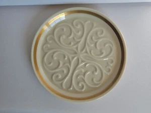 Vintage Lenox Seville Collection 6 1/4" Coaster Gold Cream USA 1979 - Picture 1 of 5