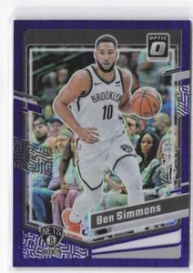 2023-24 Donruss Optic Ben Simmons #32 Purple Holo Prizm - Picture 1 of 2