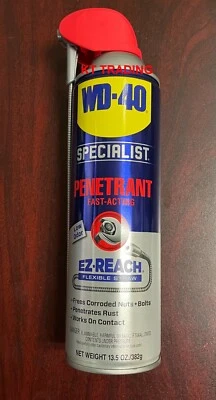 WD-40 ESPECIALISTA PENETRANTE Lubricante Removedor de Óxido Pernos Tubos con PAJITA FLEXIBLE Foto 1 de 4