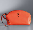 Simply Vera Vera Wang Women's Orange Hibiscus Soft Pouch Wristlet-NWT