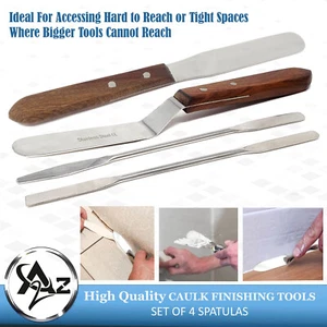 4x Grout Caulking Finishing Tools,Sealant Smoothing For Kitchen Bathroom Windows - Picture 1 of 8