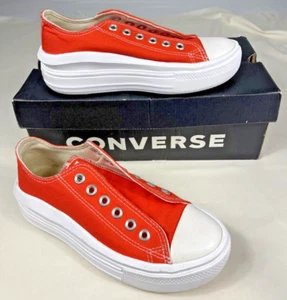 Top bajo Converse Chuck Taylor All Star Move OX para mujer talla 6 amapola brillante 570774C - Imagen 1 de 14