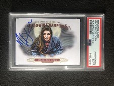 MACKENZIE DERN Signed 2018 UD GOODWIN CHAMPIONS PRE UFC ROOKIE CARD PSA/DNA