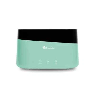 Live Pure Aqua Blue AquaFlame Ultrasonic Humidifier No Filter Color Changing New - Image 1 of 2
