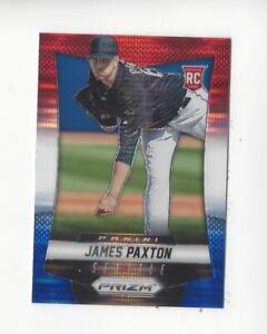 2014 Prizm Prizms Red White and Blue Pulsar #179 James Paxton RC Rookie Mariners