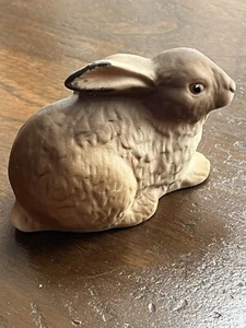 Vintage Goebel Brown 3” Rabbit Bunny Figurine West Germany - Easter Decor - Picture 1 of 7