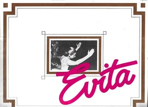 EVITA 1979 THEATER PROGRAM - Picture 1 of 3
