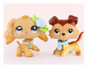 minilpsshop lps Blond Collie #58 Cocker Spaniel #1716 with Accessories Kids Gift - Picture 1 of 4