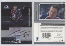2001-02 ITG Be A Player Signature Series Auto Adam Foote #153 Auto