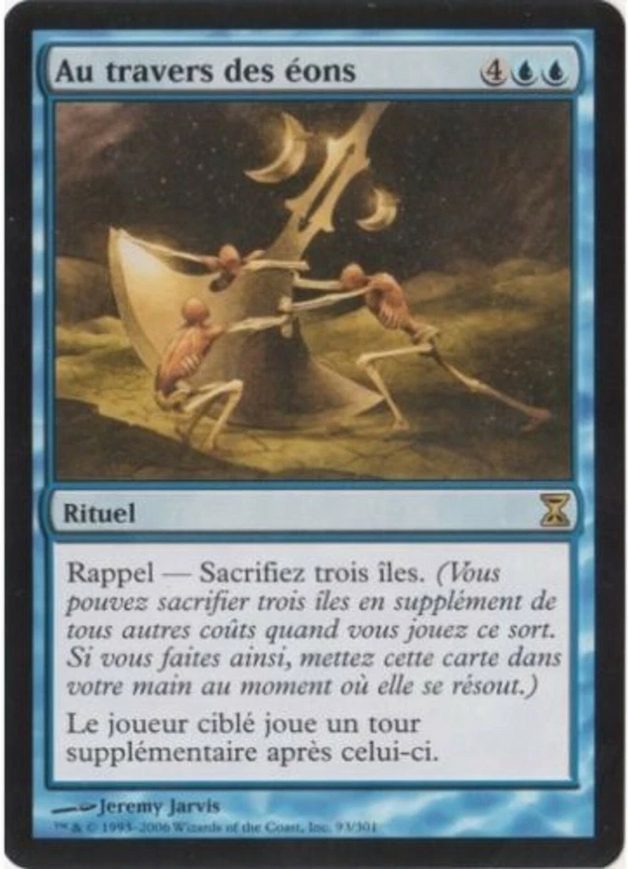 X 1 Au Travers des Éons / Walk the Aeons FRENCH Near Mint Time Spiral Magic mtg - Bild 1 von 1